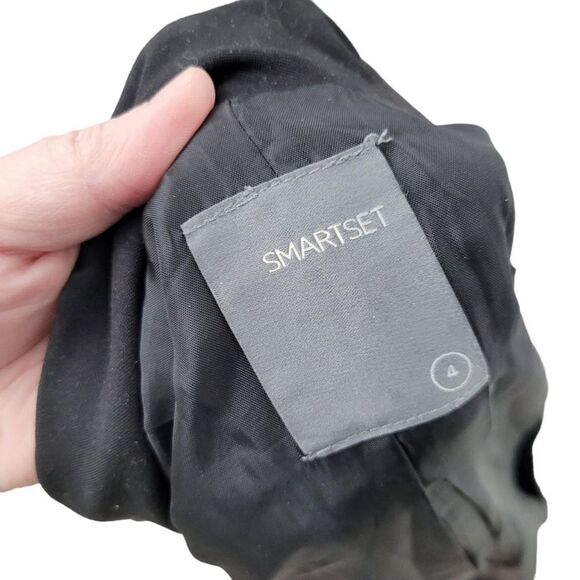 2/$20 Vintage Y2K SmartSet Black Blazer Jacket Size: M - Picture 7 of 8